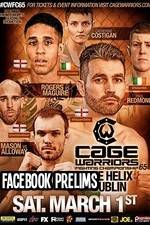 Watch Cage Warriors 65 Facebook prelims 9Movies